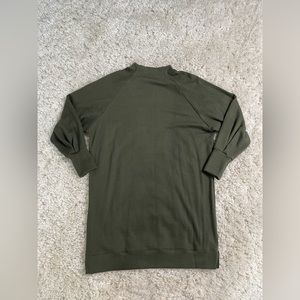 Socialite Ribbed High Neck Dress Size XS